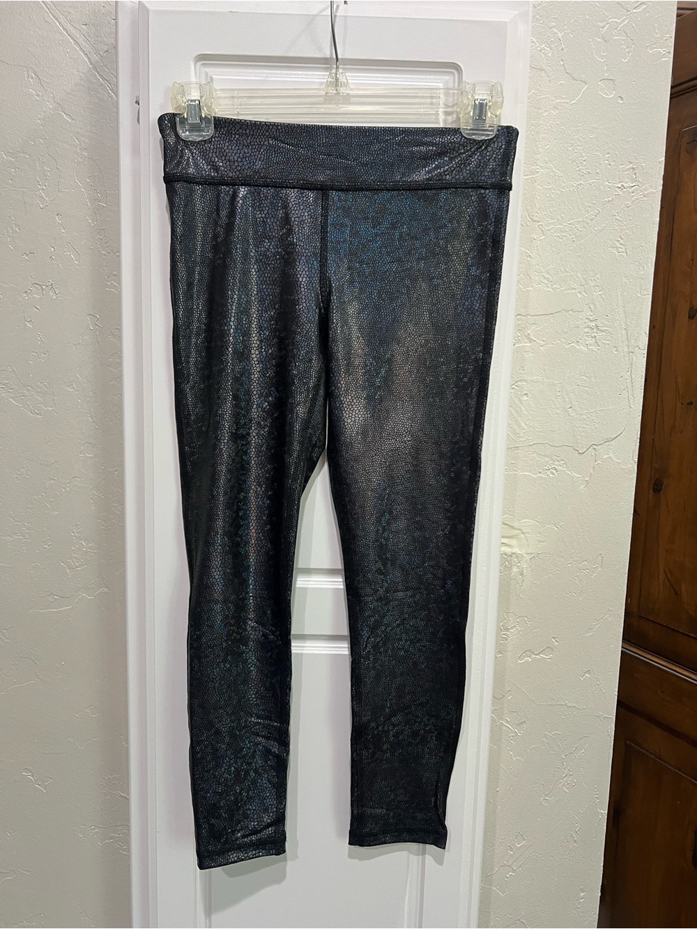 Ideology Girls Iridescent Black Shimmer Leggings